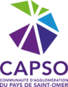 logo de CAPSO, communauté d'agglomération du pays de Saint-Omer