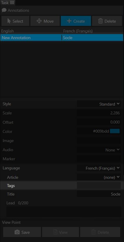Paramètre de Tag dans une annotation