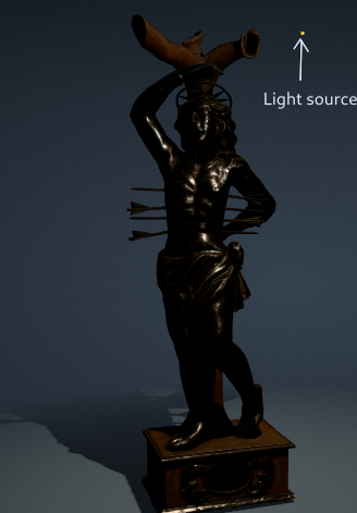 statue without shadows 